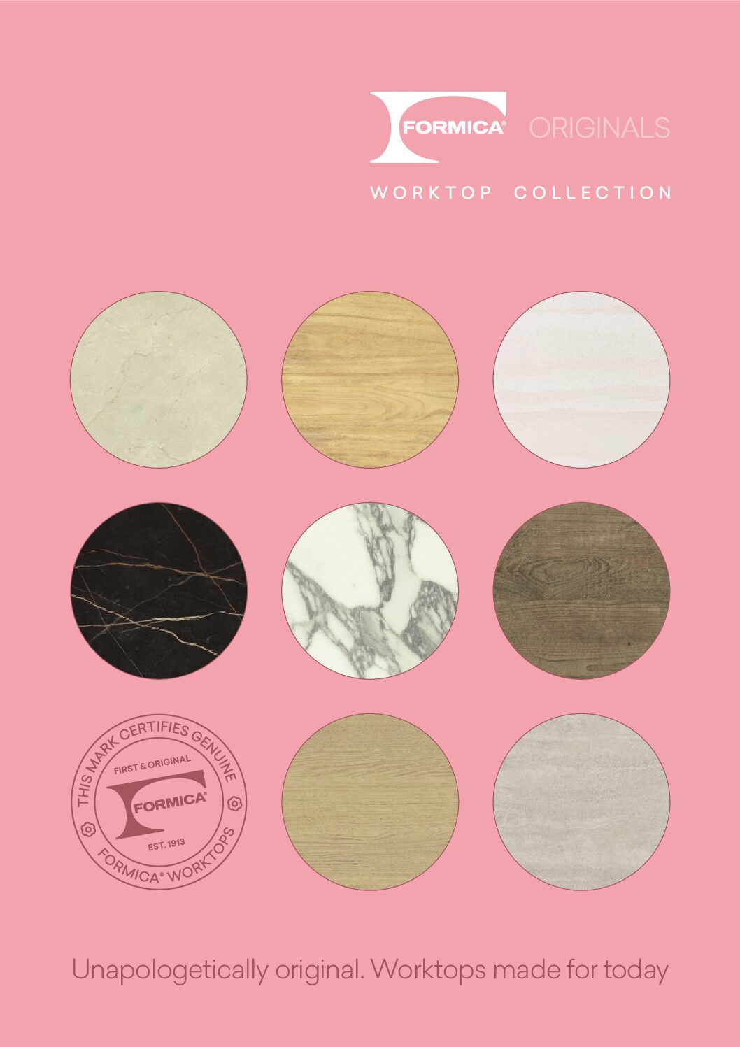 Laminate worktop brochure cover